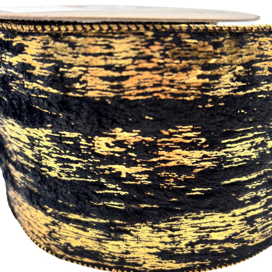 LISTON METALIZADO NEGRO DORADO D.E