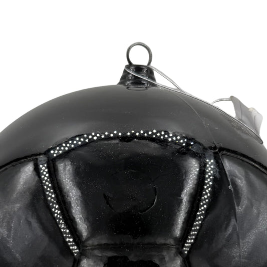 Esfera Negra 30 cm – Decoración Navideña Elegante