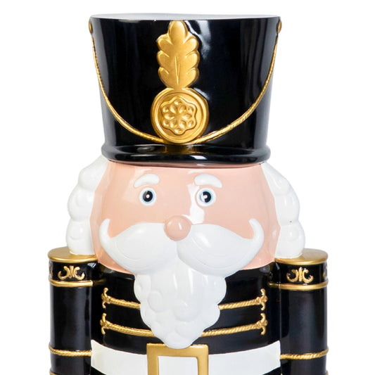 Cascanueces Negro 65cm | Decoración Navideña Clásica