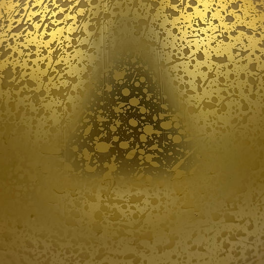 Esfera Mercurio Oro Matte 20 cm – Adorno Navideño Elegante