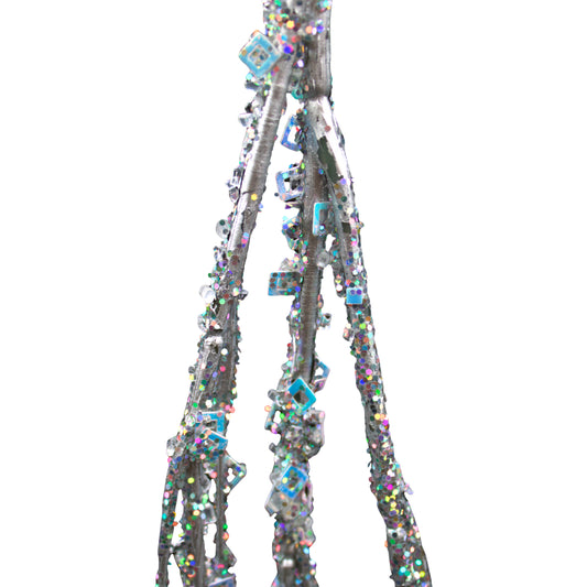 Spray Colgante con Cuentas y Glitter | Decoración brillante