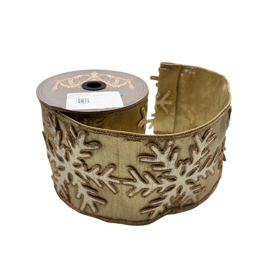 LISTON COPO DE NIEVE METALICO ORO STVN