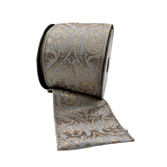 LISTON GRIS CON FIGURAS DORADAS STVN