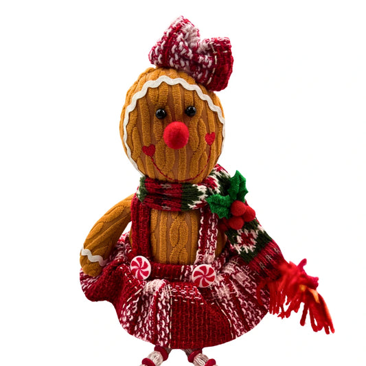 Muñecos de Jengibre Sentados con Piernas Largas – 2 Piezas