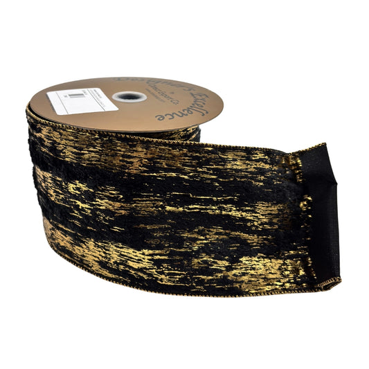 LISTON METALIZADO NEGRO DORADO D.E