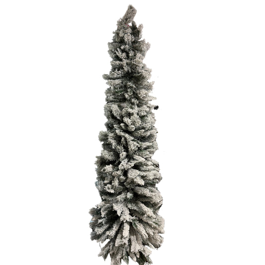 Árbol Slim Nevado 2.10m Navidad Elegante