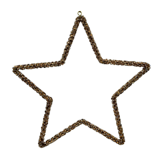 Ornamento Estrella con Brillantes – Decoración Elegante Navidad