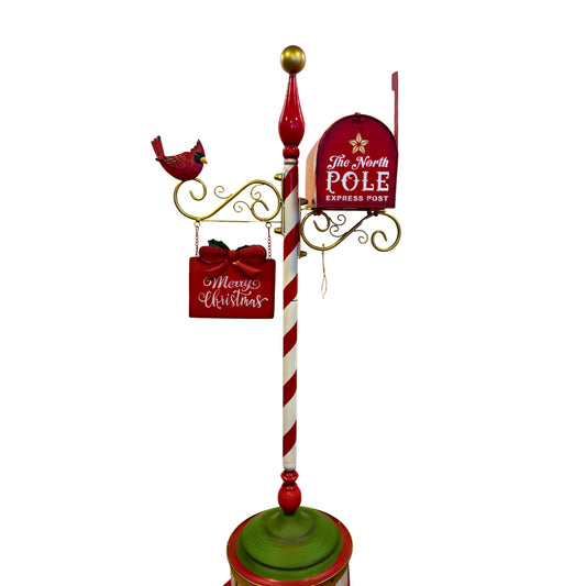 Buzón Navideño de Pie 110 cm – Polo Norte Express Post
