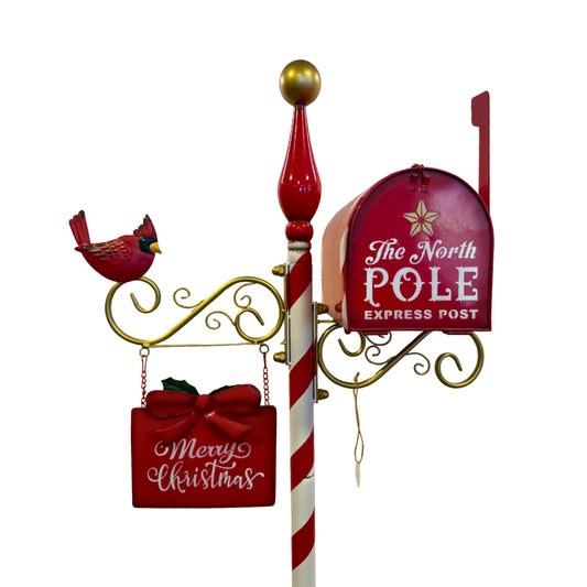 Buzón Navideño de Pie 110 cm – Polo Norte Express Post